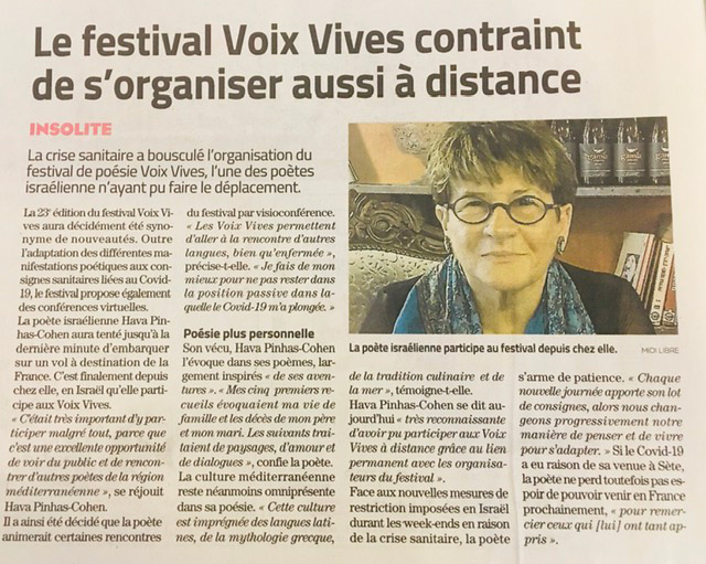 Festival Voix Vives 2020