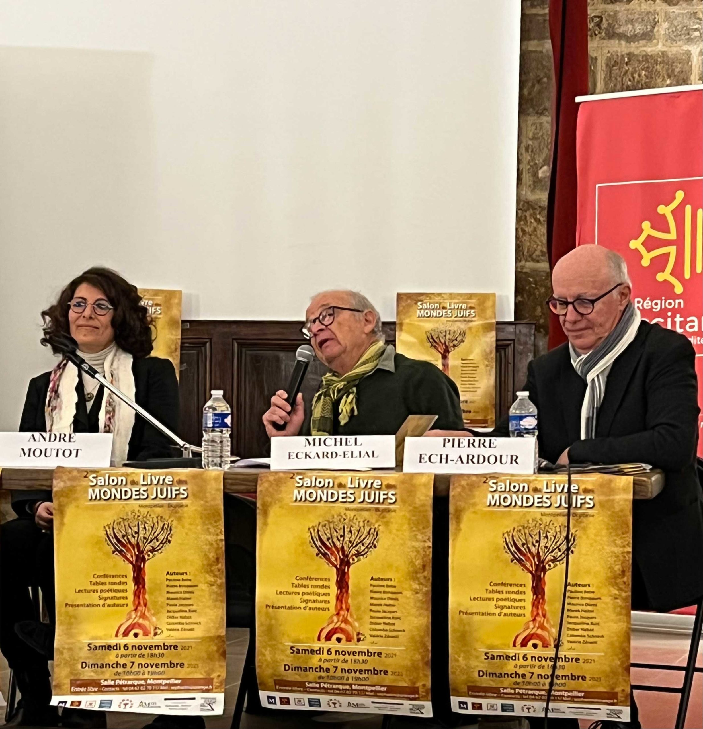 Éditions Levant au salon du livres du monde juif à Montpellier